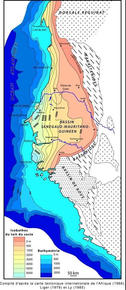 Le Bassin S Dimentaire S N Galo Mauritano Guin En Dans Son Cadre