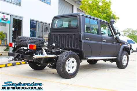 Toyota 79 Series Landcruiser Dual Cab Matte Black 80149 Superior