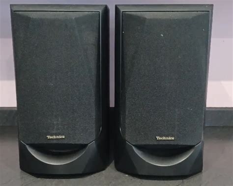 Vintage Technics Sb Ch Way Speakers Black Grills Wire X