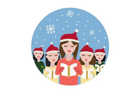 Christmas Choir SVG Cut file by Creative Fabrica Crafts · Creative Fabrica