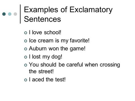 What Are 10 Examples Of Exclamatory Sentences Coverletterpedia