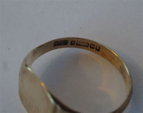 Antiques Atlas English Ct Gold Signet Ring Birmingham C