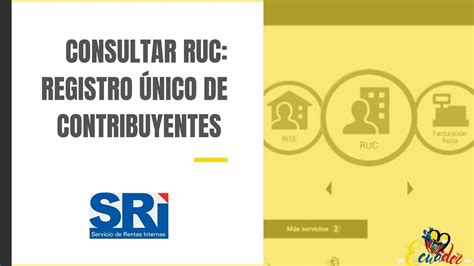 Consulta el RUC en SRI Paso a paso con imágenes 2025