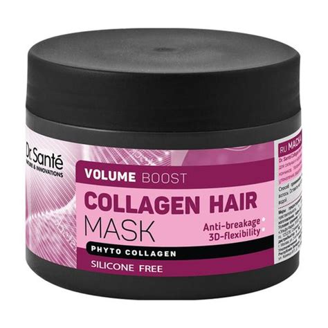 Маска для волос Dr. Sante Collagen Hair Volume Boost для придания ...