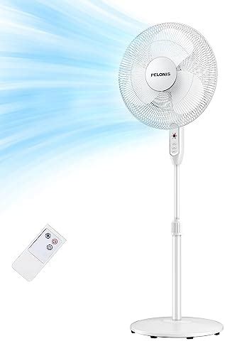 PELONIS 16 Oscillating Pedestal Stand Up Fan Adjustable Height