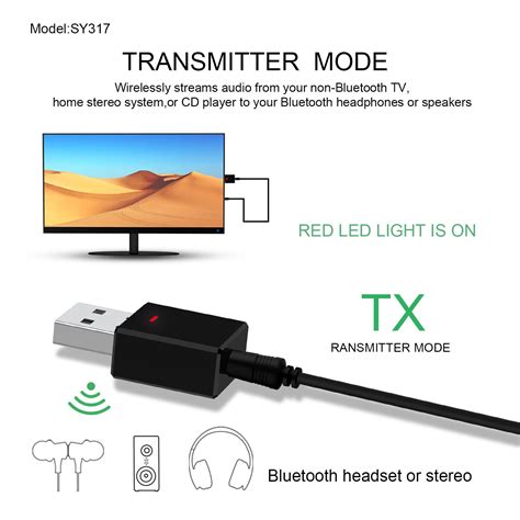 Adaptador Adaptador Est Reo Inal Mbrico En Bluetooth Transmisor