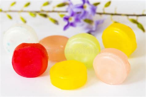 Cough Sore Throat Pastille Colorful Pills Stock Photo - Image of cough ...