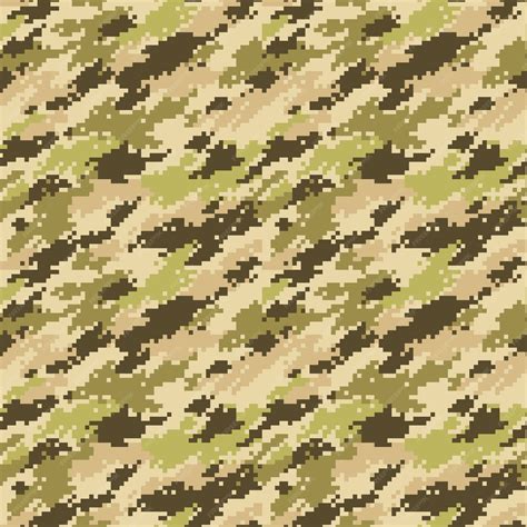 Free Vector Flat Design Digital Camo Pattern