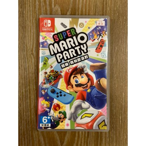 【二手遊戲片】switch Ns 超級瑪利歐派對 Mario Party （中文版） 蝦皮購物