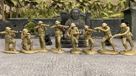 1970 Now Toy Soldiers Tssd Vietnam North Vietnamese Army 16 Khaki 132