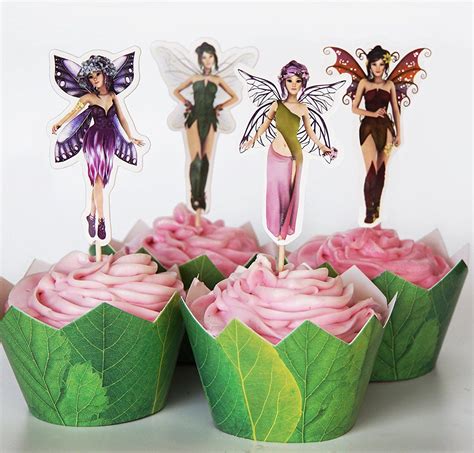 Amazonsmile 24 Season Fairies Cupcake Fairy Toppers 24 Wrappers