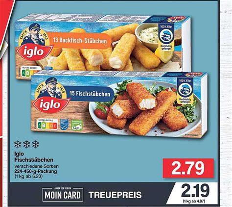 Iglo Fischstäbchen Angebot bei Famila Nordwest