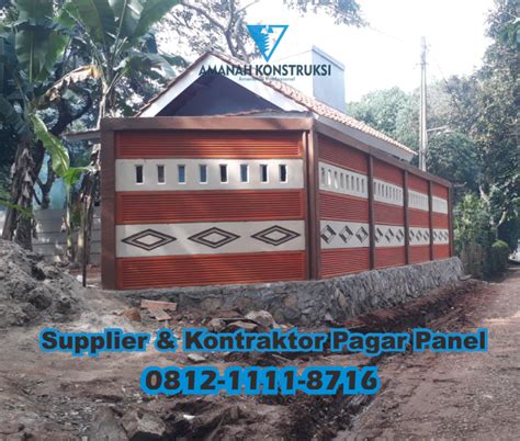 Harga Pagar Panel Beton Precast Karawang Terjangkau