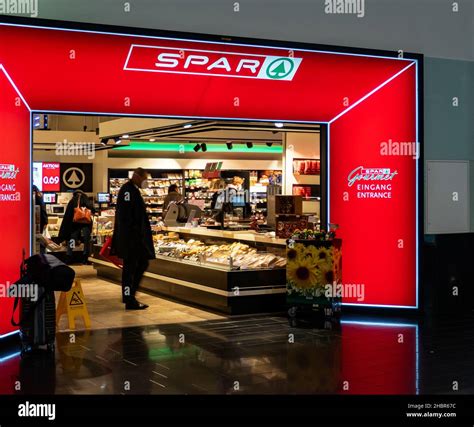 Spar Supermarket At Vienna International Airport Or Flughafen Wien