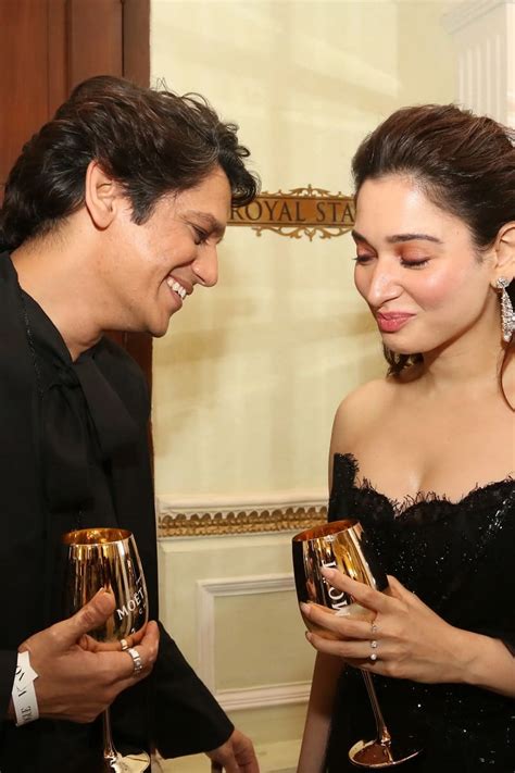 Vijay Varmas Comment Goes Viral On Tamannaah Bhatias Photo In Red