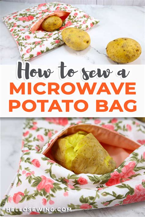 32 Baked Potato Bag Sewing Pattern StephenieMeera