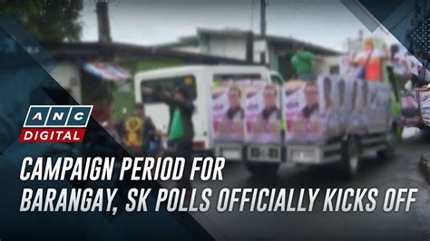 Campaign Period For Barangay SK Polls Officially Kicks Off ANC YouTube