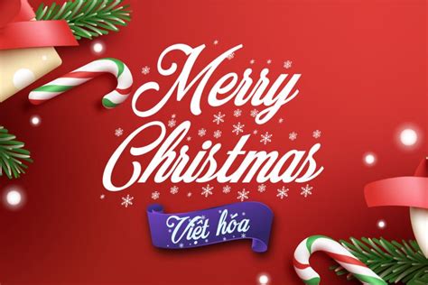 Dvn Merry Christmas Việt Hóa Font Chữ Tuyết Rơi Giáng Sinh Tuyệt đẹp