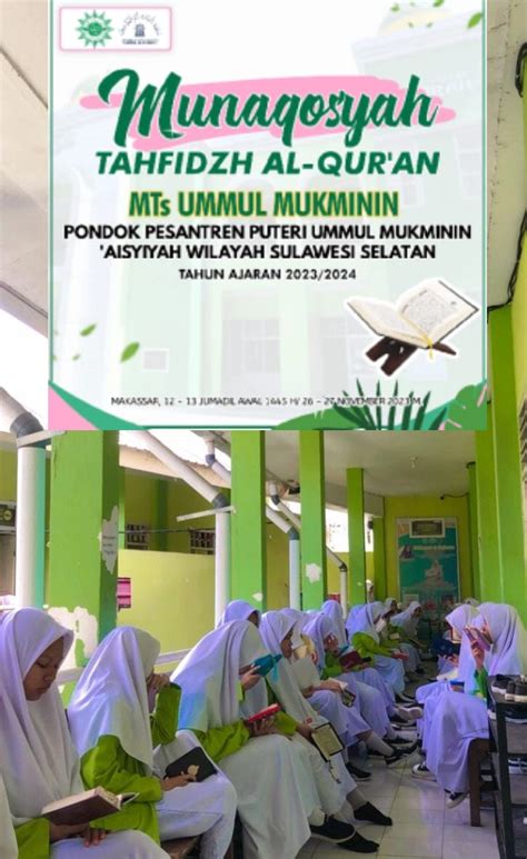 Munaqosyah Tahfidz Al Quran Mts Pondok Pesantren Puteri Ummul Mikminin