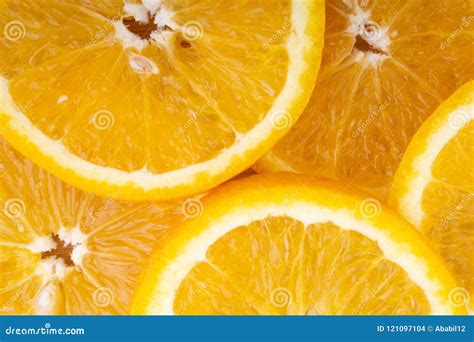 Closeup of Orange Fruit Slice Stock Photo - Image of color, isolate ...