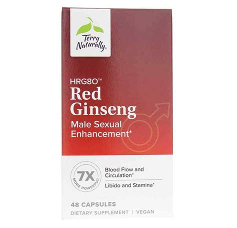 Red Ginseng Hrg80 Male Sexual Enhancement Terry Naturally