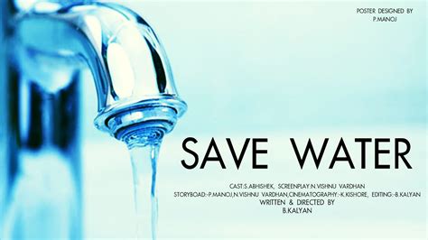 portfolio of my works: Save Water Poster