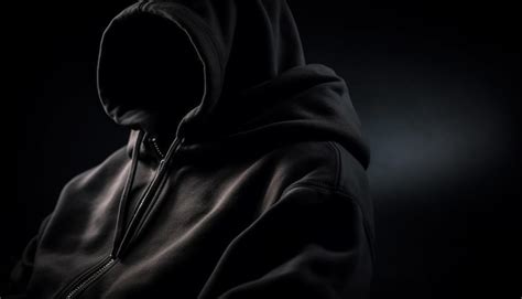 Hooded Man In The Shadows