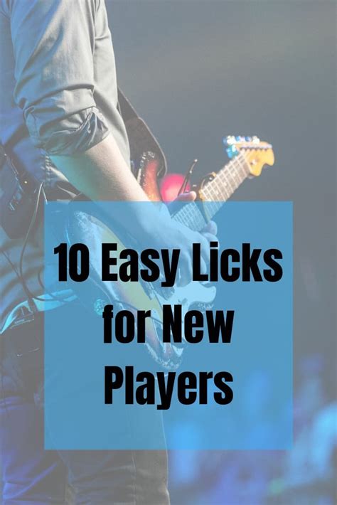 10 Easy Guitar Licks For Beginners Beginner Guitar HQ