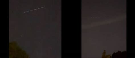 Was Charlotte NC UFO Sighting The SpaceX Starlink Satellite