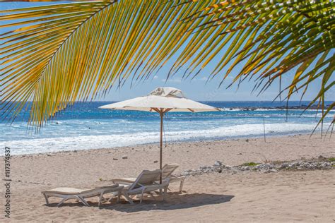 Foto de plage de Boucan Canot Saint Gilles île de la Réunion do Stock