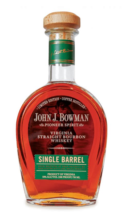 John J Bowman Single Barrel Bourbon A Smith Bowman Distillery