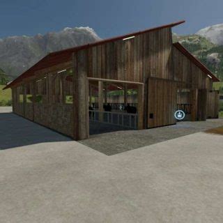 Modern Free Range Cattle Barn V1 0 FS22 Mod Farming Simulator 22 Mod