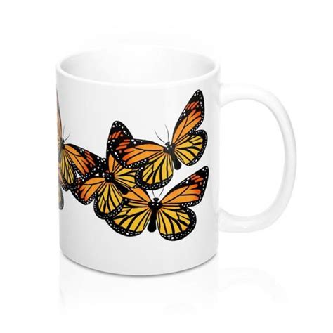 Monarch Butterfly 11oz Coffee Mug Butterfly Lover T Turquoise