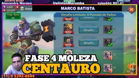 Lords Mobile Desafio Do Centauro Fase Ultra Facil Youtube