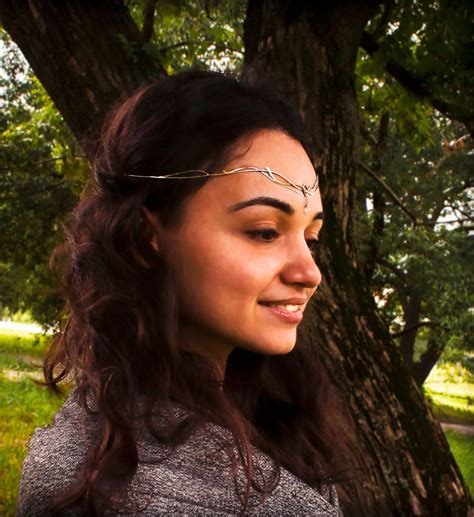 Silver Headpiece Leya With Rainbow Moonstone Celtic Bridal Etsy