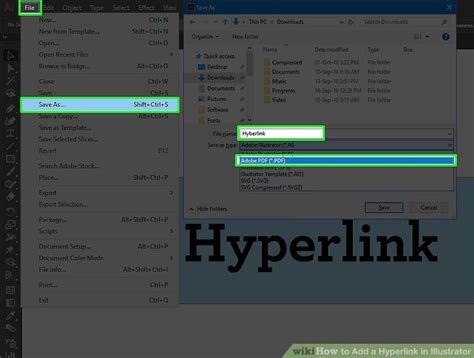 How To Add A Hyperlink In Illustrator With Pictures Wikihow