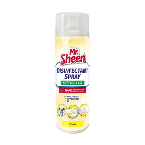 Mr Sheen Disinfectant Spray 500ml Citrus Mr Sheen