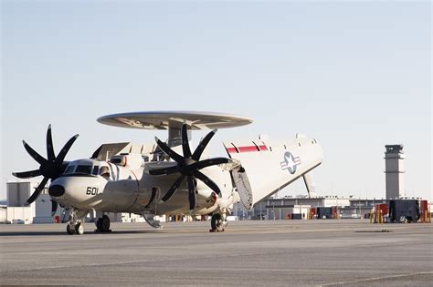 Us Navy E 2d Advanced Hawkeye Airborne Command And Control Aircraft