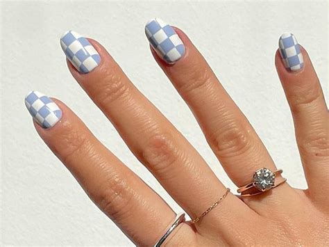 Checkered Nail Art Looks Summer 2021