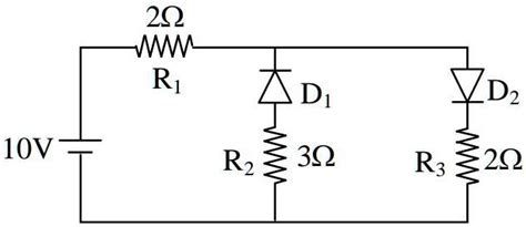 SOLVED The Given Circuit Has Two Ideal Diodes Connected As Shown In