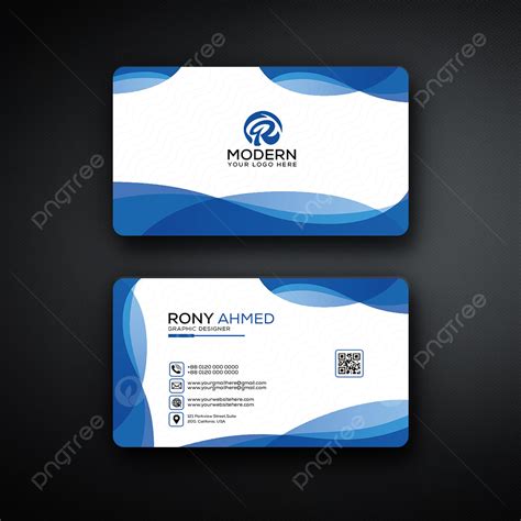 Modern Business Card Design Template Download On Pngtree