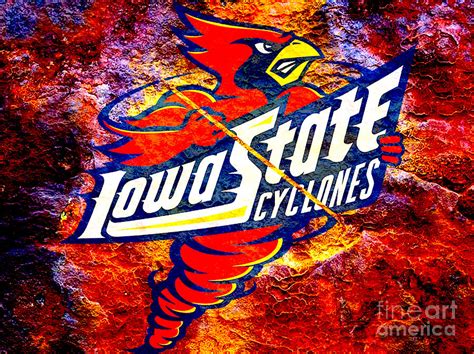 Iowa State Cyclones Digital Art by Steven Parker - Pixels