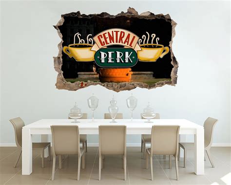 Central Perk Decal Friends Print Central Perk Decor Central Etsy