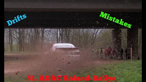 51 ADAC Roland Rallye Drifts Mistakes YouTube