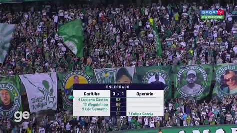 Vídeo Coritiba x Operário PR Compacto futebol ge