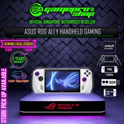 Asus Rog Ally Handheld Gaming Ryzen Z1 Extreme Amd Radeon Navi3