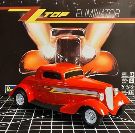 ZZ Top Eliminator Plastic Model Car Kit 1 24 Scale 854465