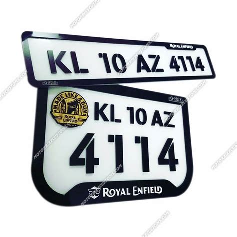 Royal Enfield Number Plate Model Motorbikecustoms Buy Now