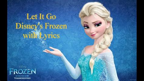 Let it go-FROZEN lyrics (Full song) - YouTube