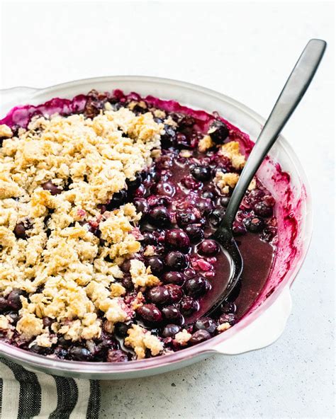 Best Blueberry Crisp Recipe A Couple Cooks